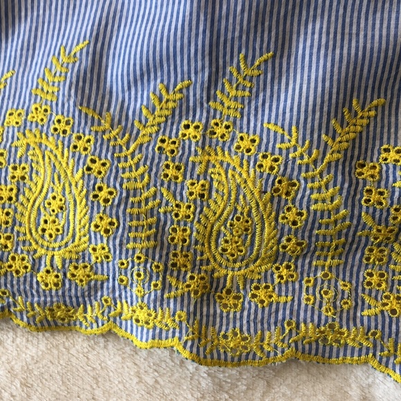 Ruby Rd top with embroidery edge - Picture 2 of 6